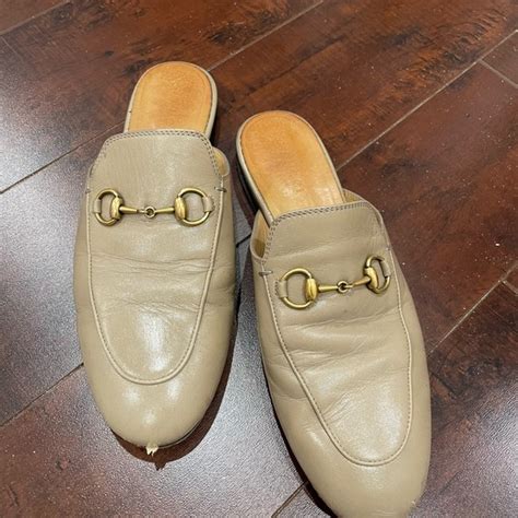 muddy gucci loafers|Gucci princetown mules beige.